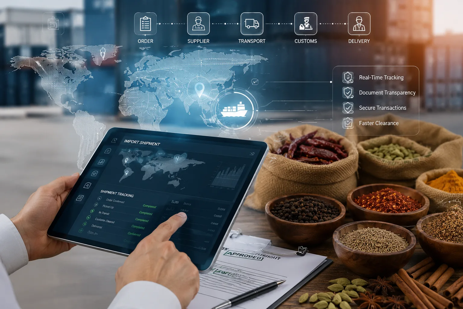 Digital platform connecting farmers to markets
